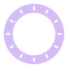 pastel circle frame
