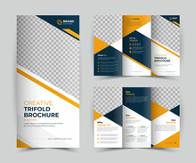 Business Trifold Brochure Creative And
Professional Brochure Flyer Poster Cover Annual Report Vector Design. Simple And Minimalist Promotion Layout Template
