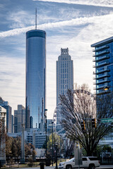 Canvas Print - View of Atlanta from Centennial Park