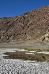 Wall Mural - Badwater Basin at Death Valley National Park in California the lowest elevation in the Western Hemisphere