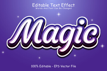 Poster - Magic editable Text effect 3 Dimension Emboss modern style