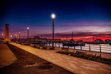 Wall Mural - Hartlepool Marina, north east England, UK