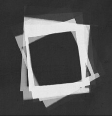 Canvas Print - Instant photograph negative frame texture
