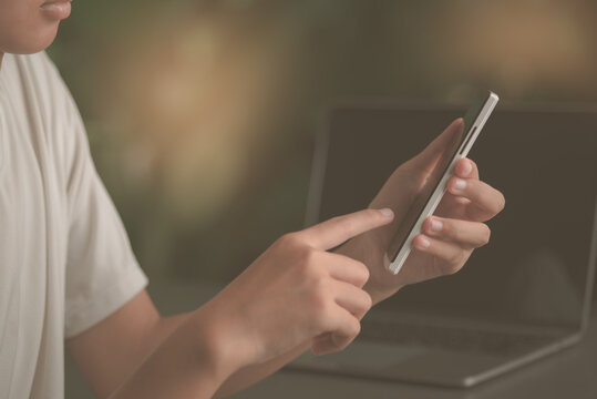 innovative technology in science and communication concepts