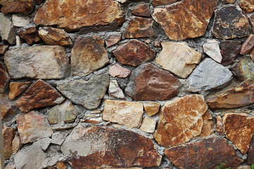 Wall Mural - Stone wall with abstract pattern. Texture of natural stone