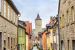 canvas print picture - Altstadt mit Turm in Ochsenfurt in Bayern