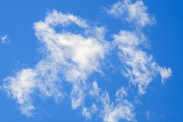 Poster - beautiful blue sky with clouds
