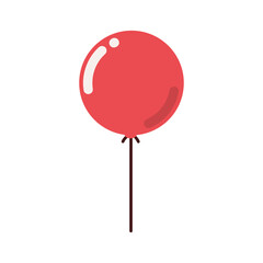 Poster - red balloon decoration