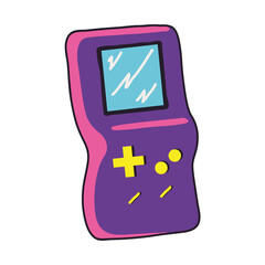 Sticker - 90s video game console