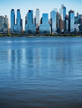 View Of The West Side Of Manhattan And The Hudson River As Seen From West New York, New Jersey