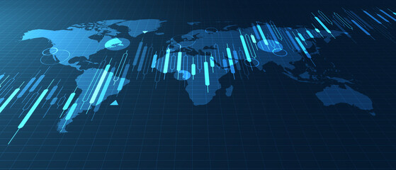 Wall Mural - mondo, media, finanza, economia, 