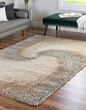 Modern multicolour living area rug interior room rug design.