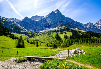 Sticker - landscape at the Risstal Valley in Austria