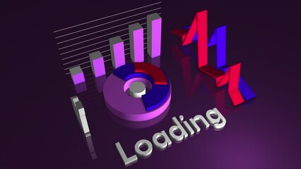 Aufkleber - A bright background showing the download.Motion.Animation which shows two graphs that are spinning and show that the download is already in animation.