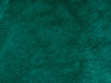 Dark Green Old Velvet Fabric Texture Used As Background. Empty Green Fabric Background Of Soft And Smooth Textile Material. There Is Space For Text..