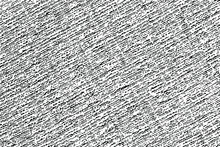 Grunge Texture Of Coarse Fabric With A Clear Interlacing Of Threads Diagonally. Abstract Rough Monochrome Background. Vector Illustration. Overlay Template.