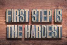 First Step Proverb Wood