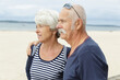 © auremar - portrait of senior couple looking at sea