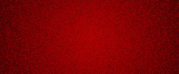 Poster - Square red pattern pixel background