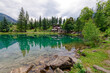 © Marco - View of Laux lake, small alpine lake near Usseaux, in Val Chisone, Piedmont, Italy