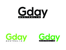 Gday Australia Logo Design Vector.eps