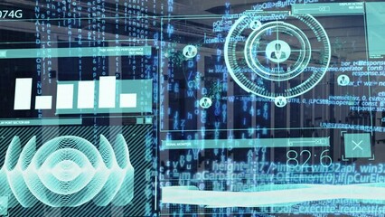 Poster - Animation of data processing over servers
