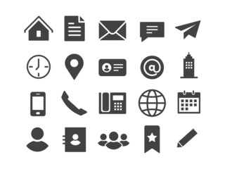 Fototapete - ui icons set. vector. for mobile, web, social media, business. user interface elements for mobile ap