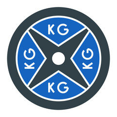 Poster - Weight Plates Icon Design