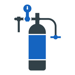 Poster - Oxygen Tank Icon Design