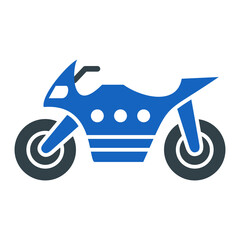 Sticker - Heavy Bike Icon Design