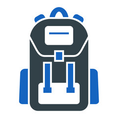 Canvas Print - Bagpack Icon Design