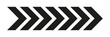 Arrow chevron symbol. Black arrows symbols set. Blend effect. Vector isolated on white.