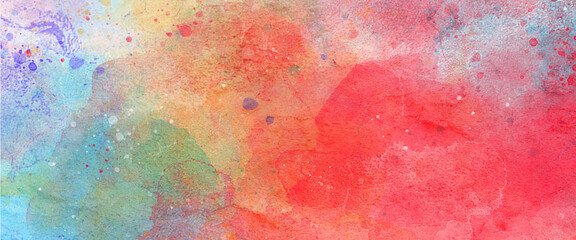 Wall Mural - abstract colorful painting for texture background. splash acrylic colorful abstract watercolor paint