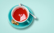 canvas print picture - Hagebuttentee  rosehip tea