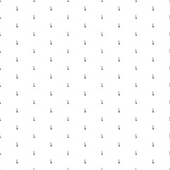 Poster - Square seamless background pattern from geometric shapes. The pattern is evenly filled with small black gyroscooters. Vector illustration on white background