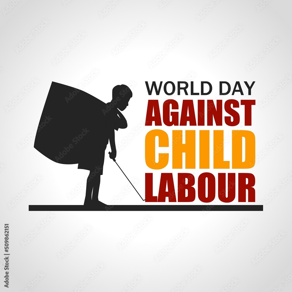 World day against child labour vector illustration. Suitable for Poster ...