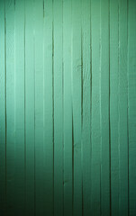 Wall Mural - Light green wood wall texture. vertical green wooden wall