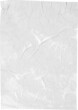 Blank white crumpled and creased paper poster element isolated