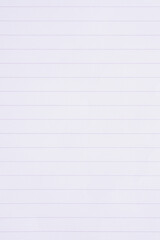 White notebook paper line background