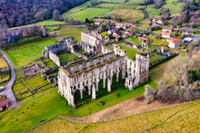 Rievaulx Abbey From A Drone Point Of View