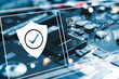 © Thapana_Studio - cybersecurity concept Global security network technology, encryption with padlock icon on virtual interface, protection of personal data on the Internet online and protection against hacker attacks.