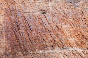 Wall Mural - Old wood cracked and dust background texture.