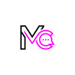 mc chat logo icon design vector
