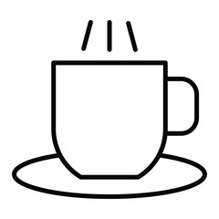 Poster - coffee icon style