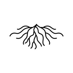 Wall Mural - root logo icon design vector
