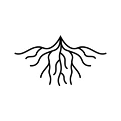 Wall Mural - root logo icon design vector