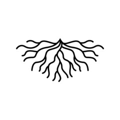Wall Mural - root logo icon design vector
