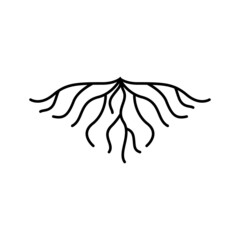 Wall Mural - root logo icon design vector