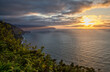 Madeira: sunset view from Sao Jorge 