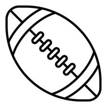 American Football Icon Style